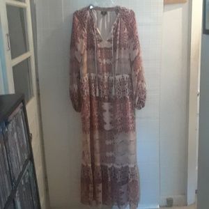 A prairie style long dress